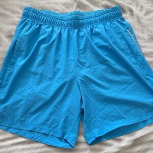 Men's Blue Athletic Shorts